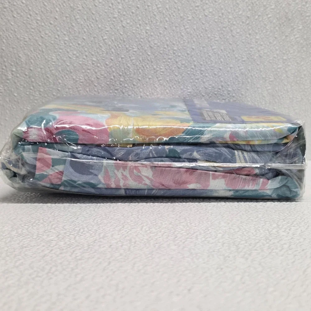 Vintage 90s Signature Pastel Floral 4 Piece Full Bed Set Deep PocketFitted